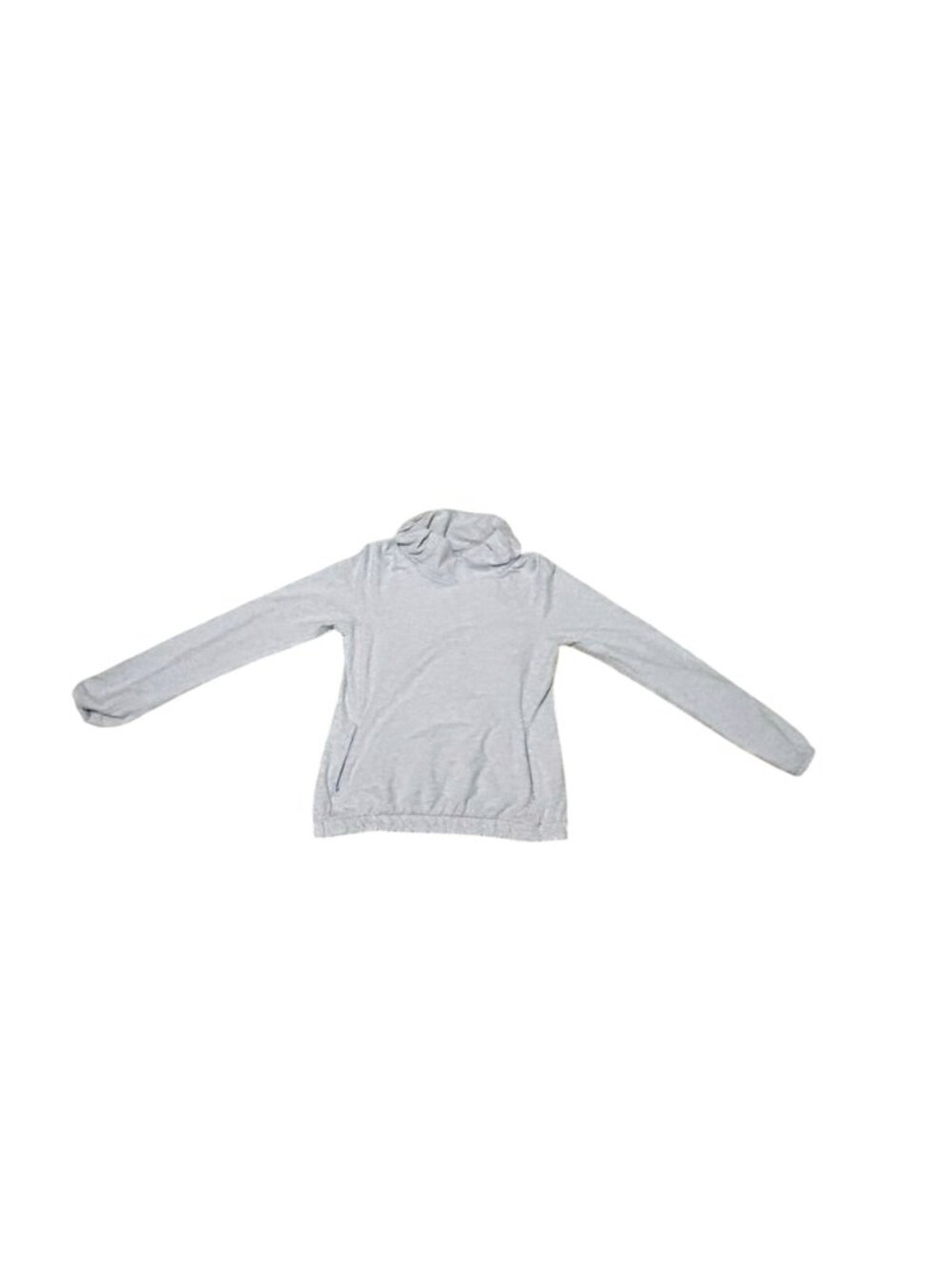 Lululemon Light Gray Long-Sleeve Pullover Top - Picture 3 of 4